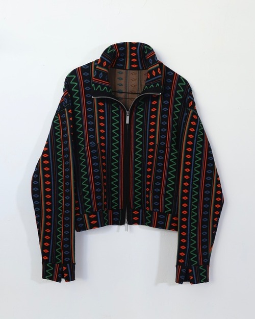 Jacquard Knit Drivers Jacket  / Native