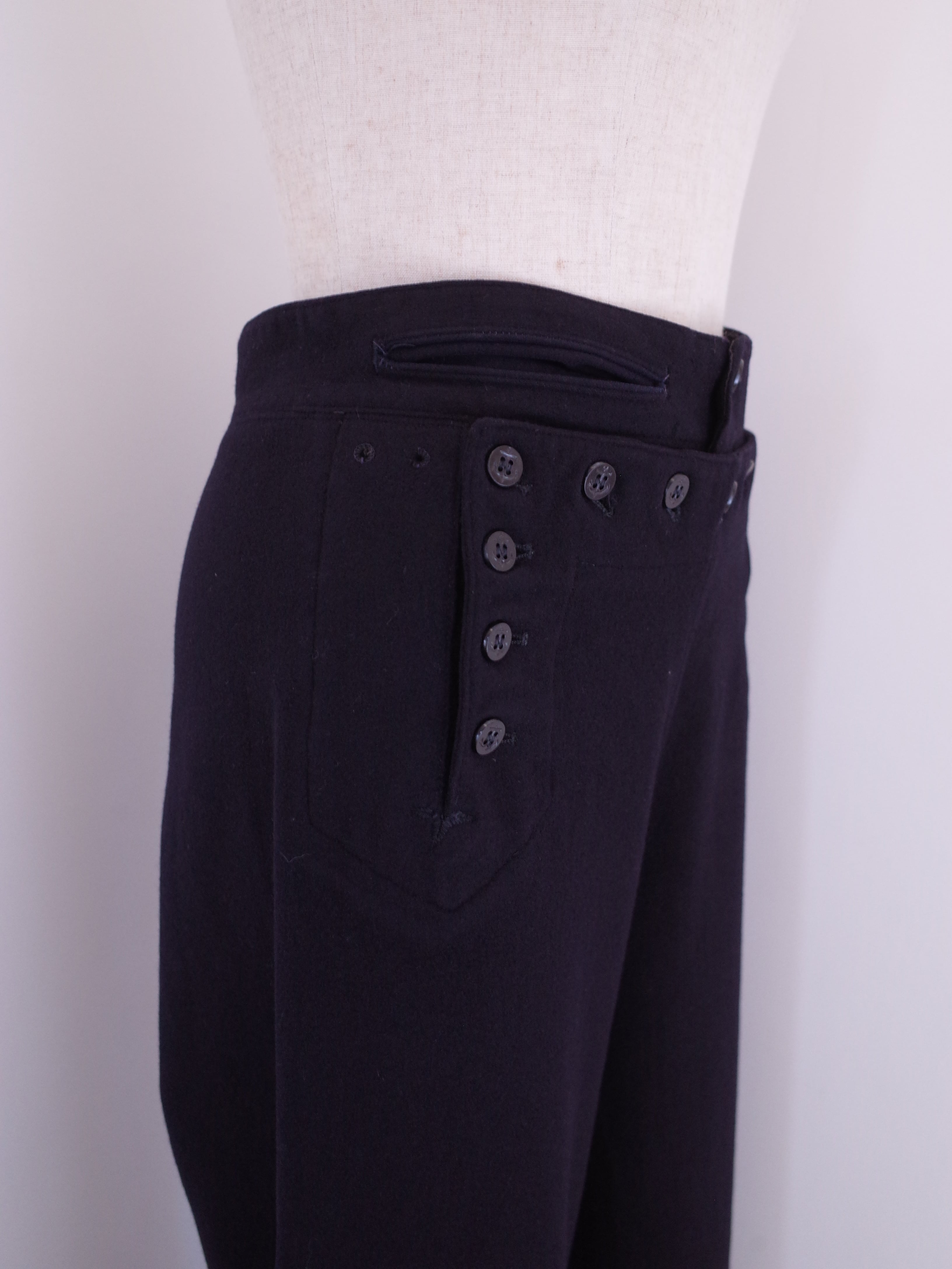 パンツ 40s US NAVY salior pants 40s U.S.NAVY wool sailor pants | port.