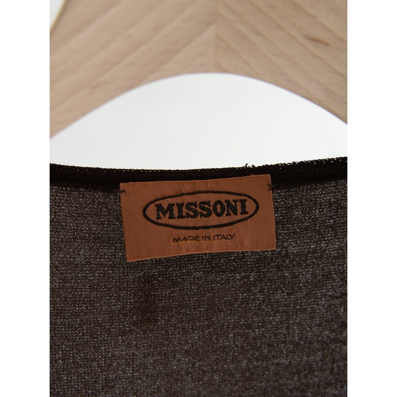 【MISSONI】Made in Italy Viscose-Nylon Sleeveless Tops（ミッソーニ イタリア製 ヴィスコースナイロンノースリーブトップス）