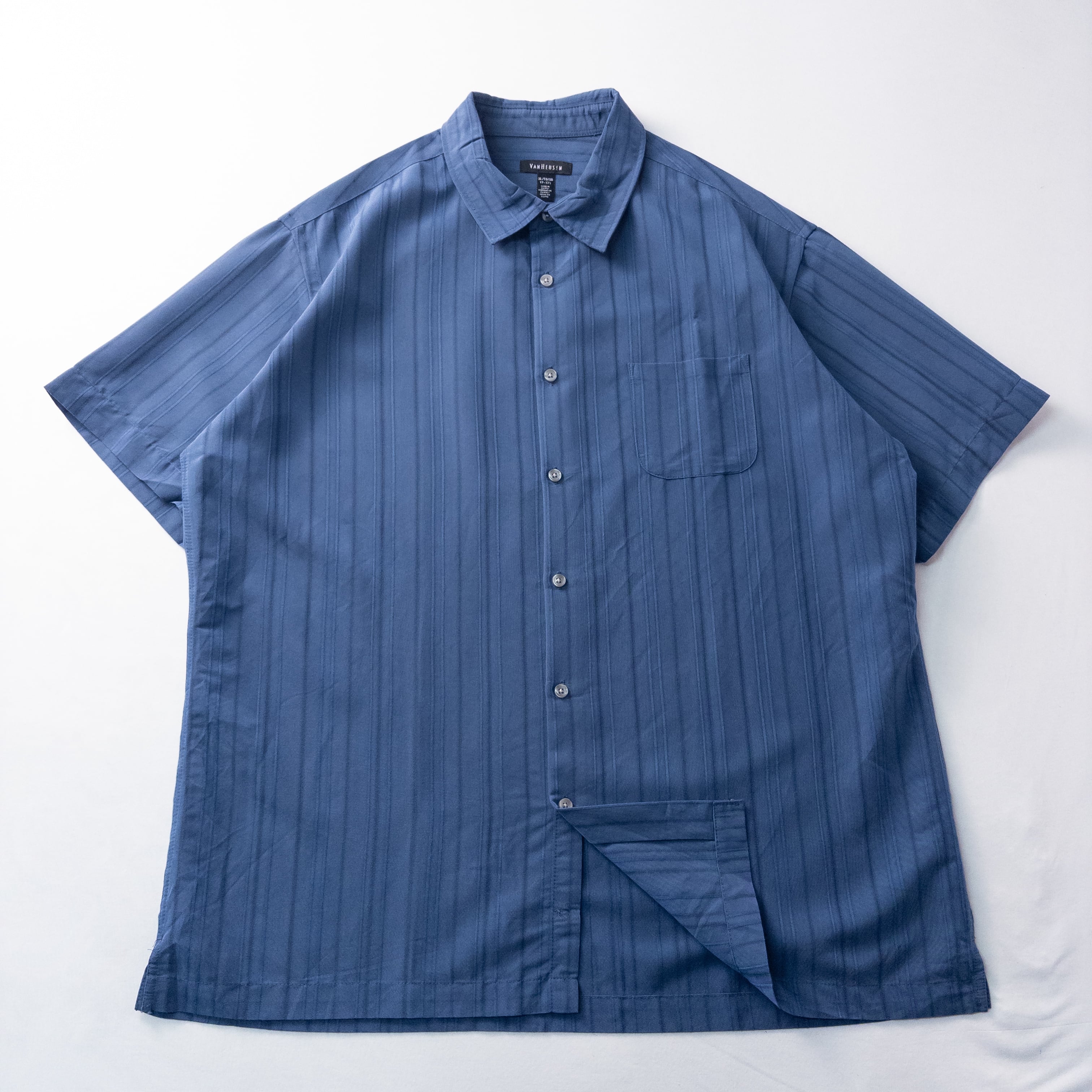 Carhartt カーハート 半袖ワークシャツ 企業ロゴ刺繍 メンズM 古着
