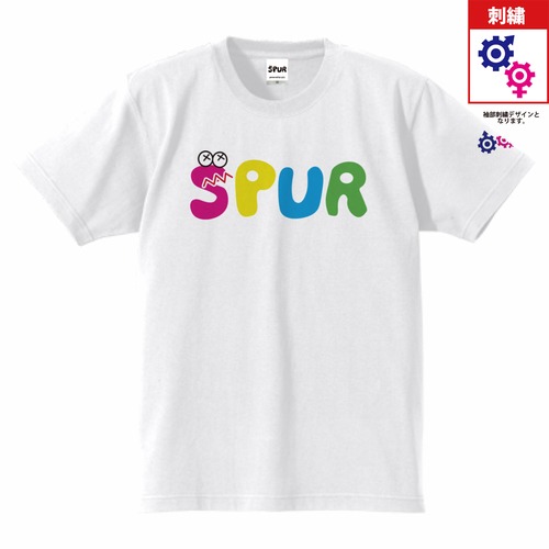 SPUR Logo T-shirt 7.1oz【White】