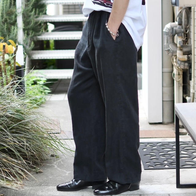MARKS&SPENCER linen slacks charcoal gray