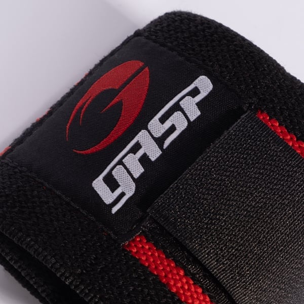 受注輸入】 Hardcore Wrist Wraps Black/Red | Fitness Gear Online