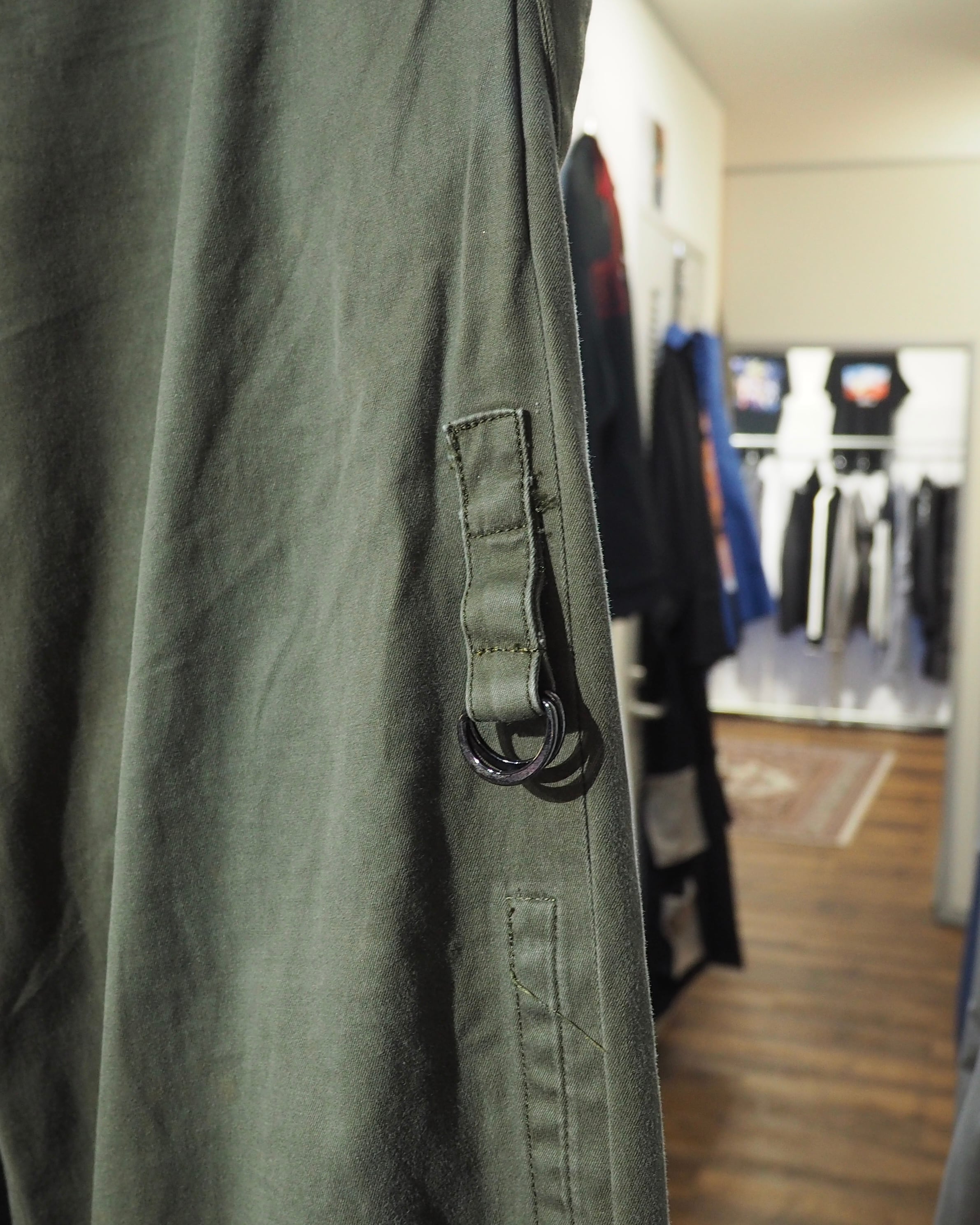 "THE TWELVE - 変形 " Suspender Flare Military Cargo Pants