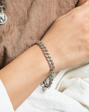 316L chain bracelet【SILVER】#b30