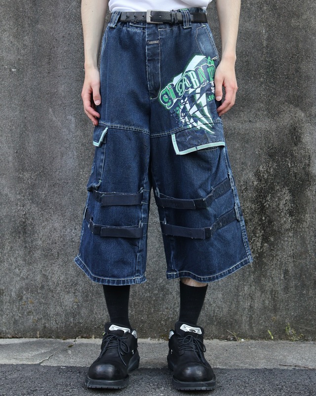 oversize faded polo top