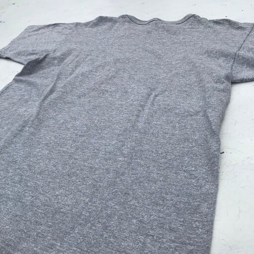 80's Champion チャンピオン Tシャツ 染み込みプリント 霜降り グレー
