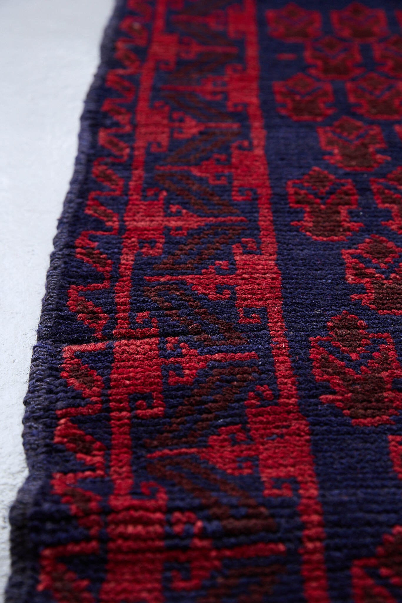 No.183 ヴィンテージラグ トライバルラグ バルーチ族 ウール（135×88cm