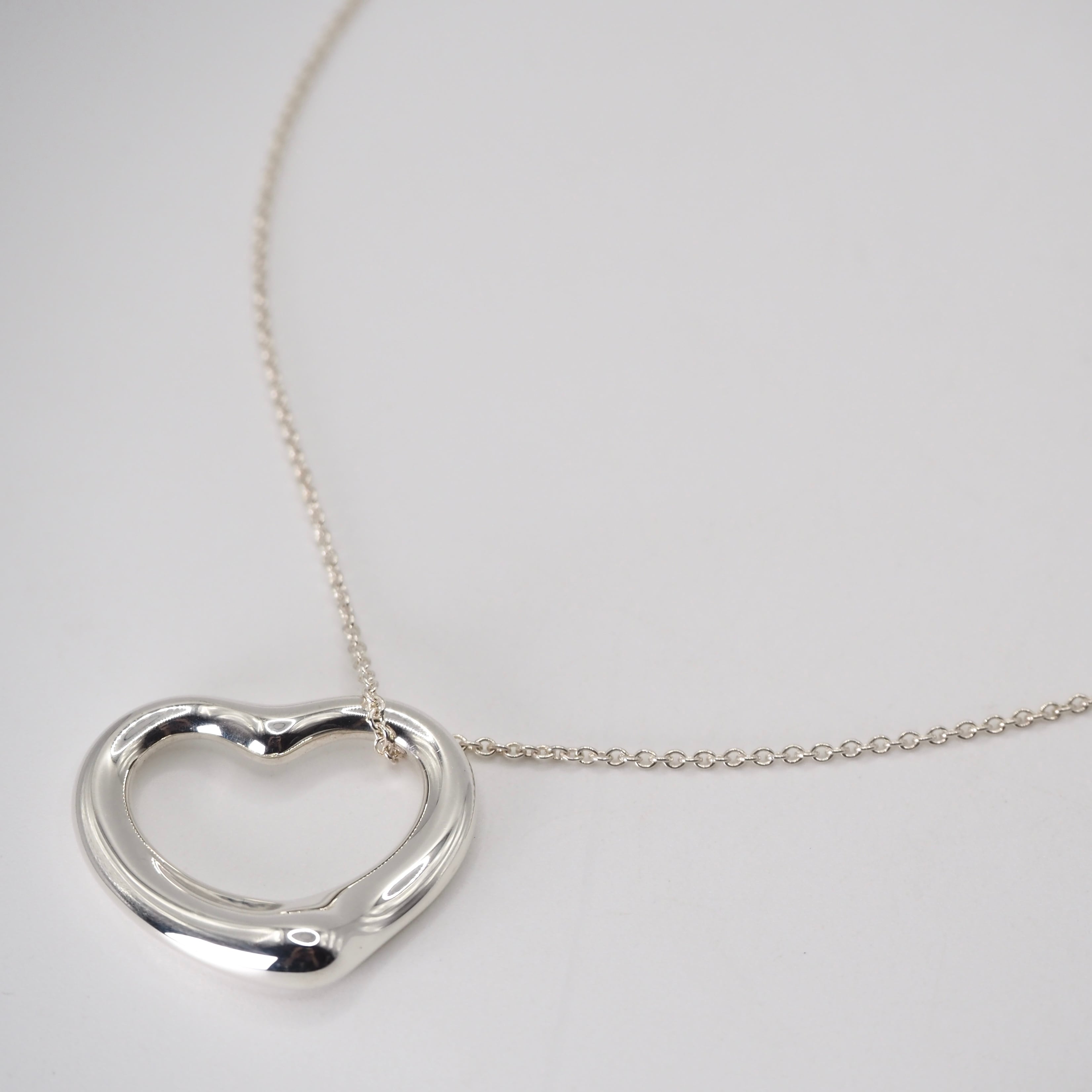 Tiffany&Co. オープンハート ネックレス シルバー925 ティファニー