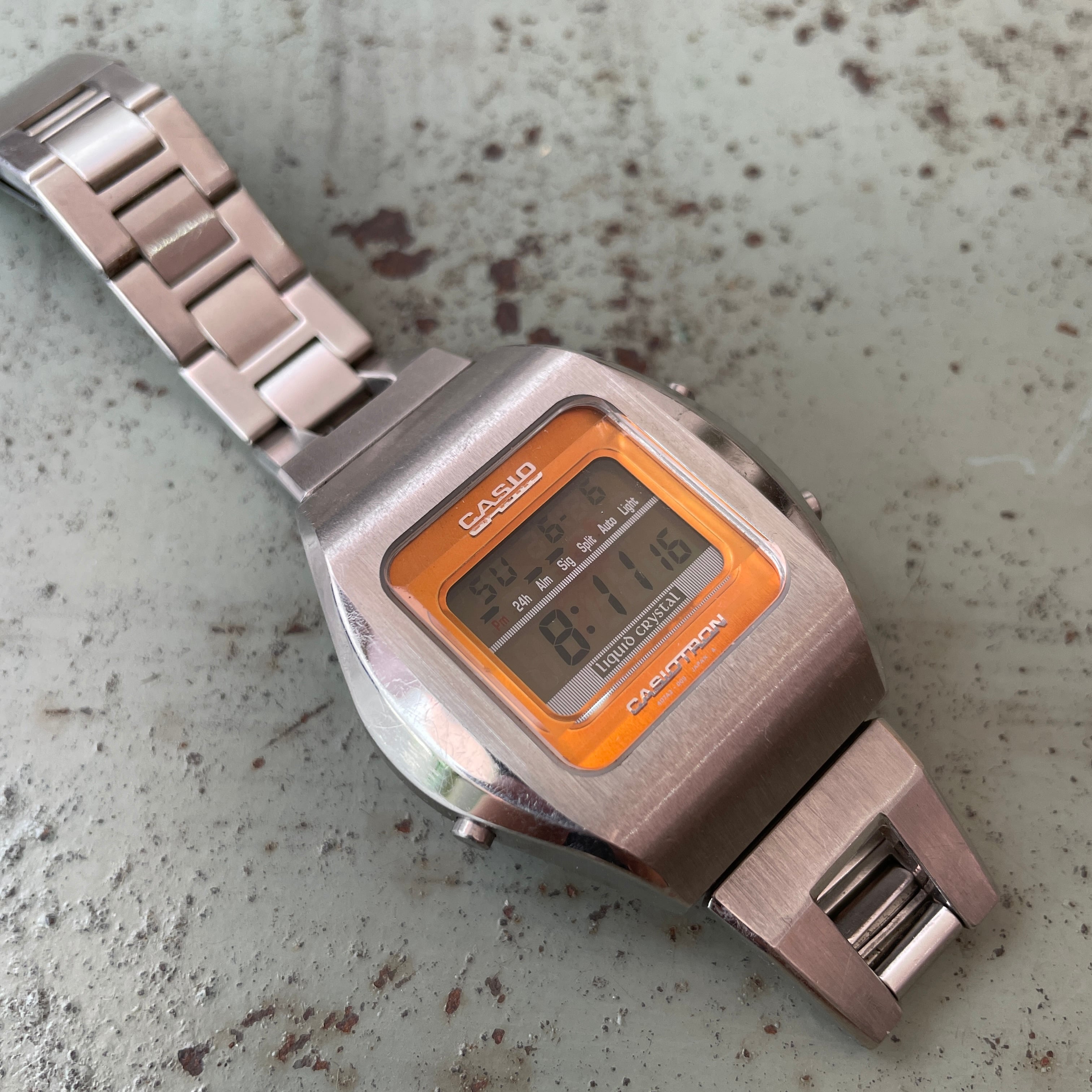 CASIO カシオ CASIOTRON カシオトロン TRN-110 稼働】CASIO CASIOTRON カシオトロン TRN-110 - メルカリ