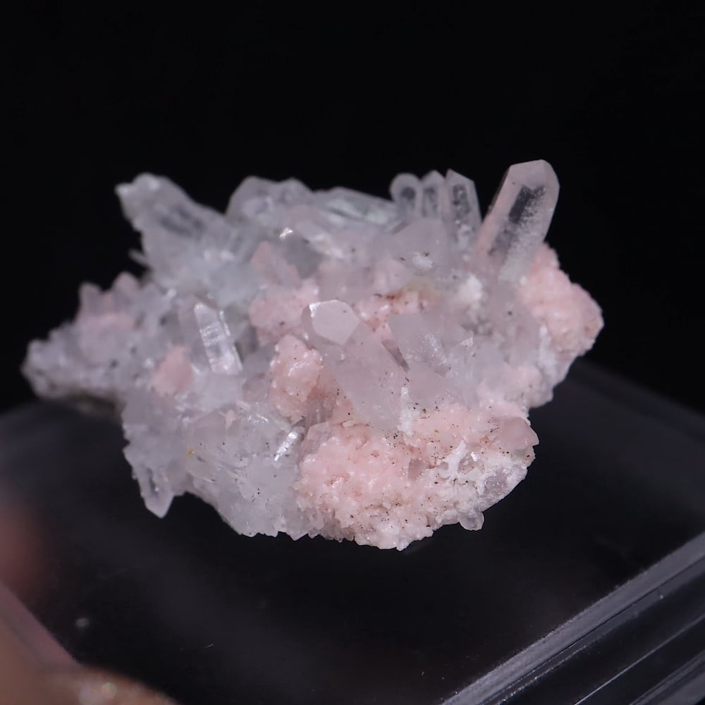 ロードクロサイト クォーツ水晶 インカローズ 菱マンガン鉱 8.7g