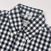 USA製 INDIVIDUALIZED SHIRTS インディビジュアライズド シャツ STANDARD FIT ギンガムチェック オックスフォード BD 長袖シャツ 14-31/メンズ