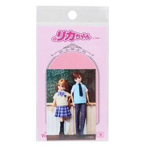 リカちゃん ダイカットビニールステッカー リカちゃん＆はるとくん