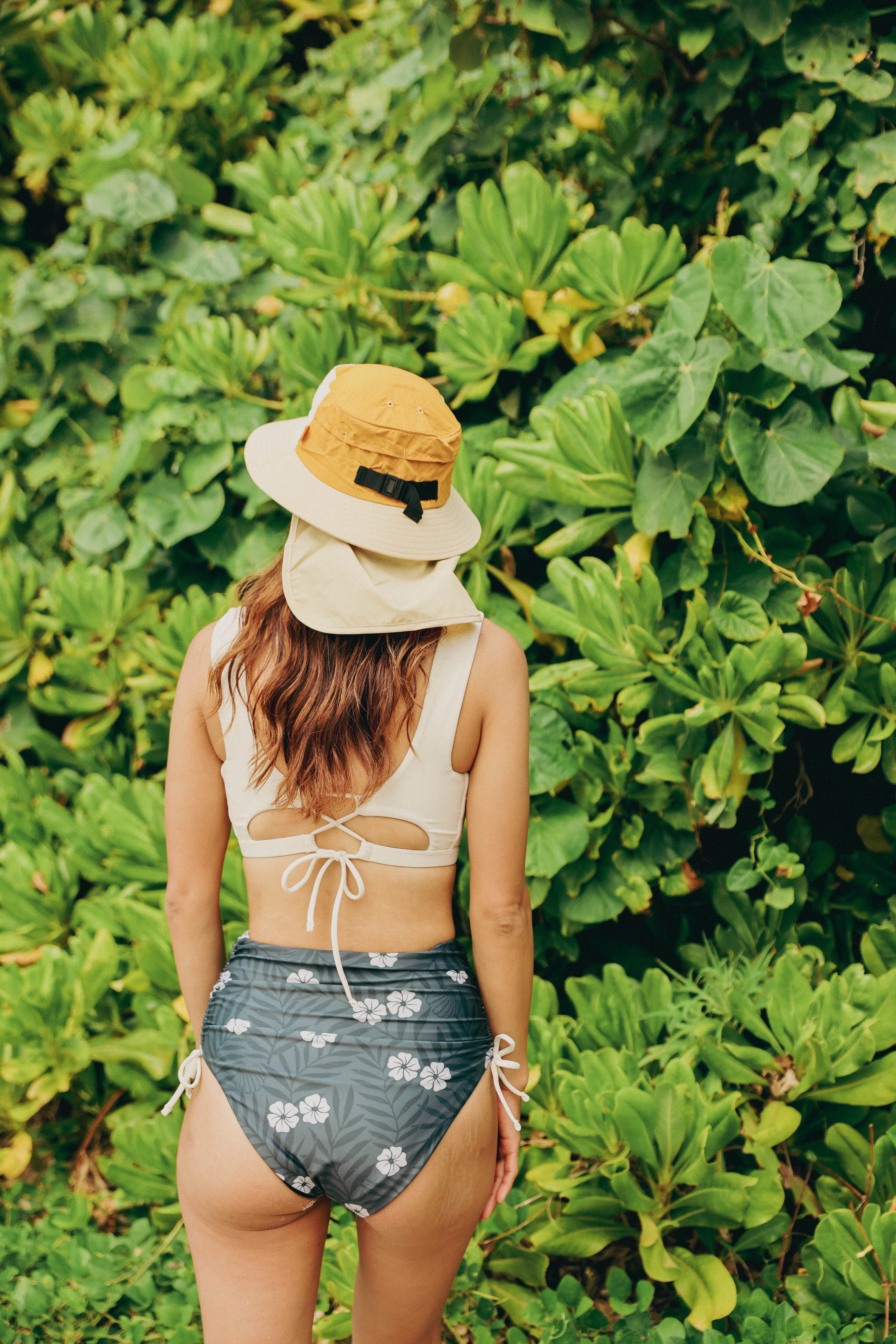 ♻TROPIC HIBISCUS SURF TANK BIKINI | kaipuni