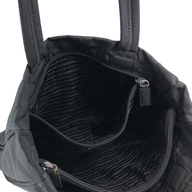 PRADA プラダ トートバッグ ブラック トライアングルロゴ ナイロン トートバッグ vintage ヴィンテージ オールド jsx3zw