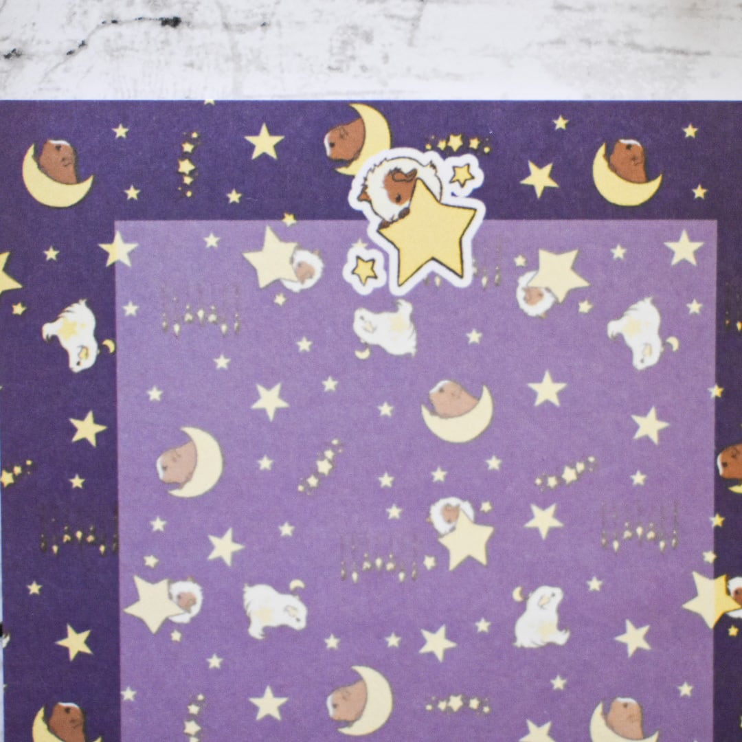モルモットイラストのミニレター モルスター Chocoholiday モルモットイラストのミニレター モルスター Chocoholiday