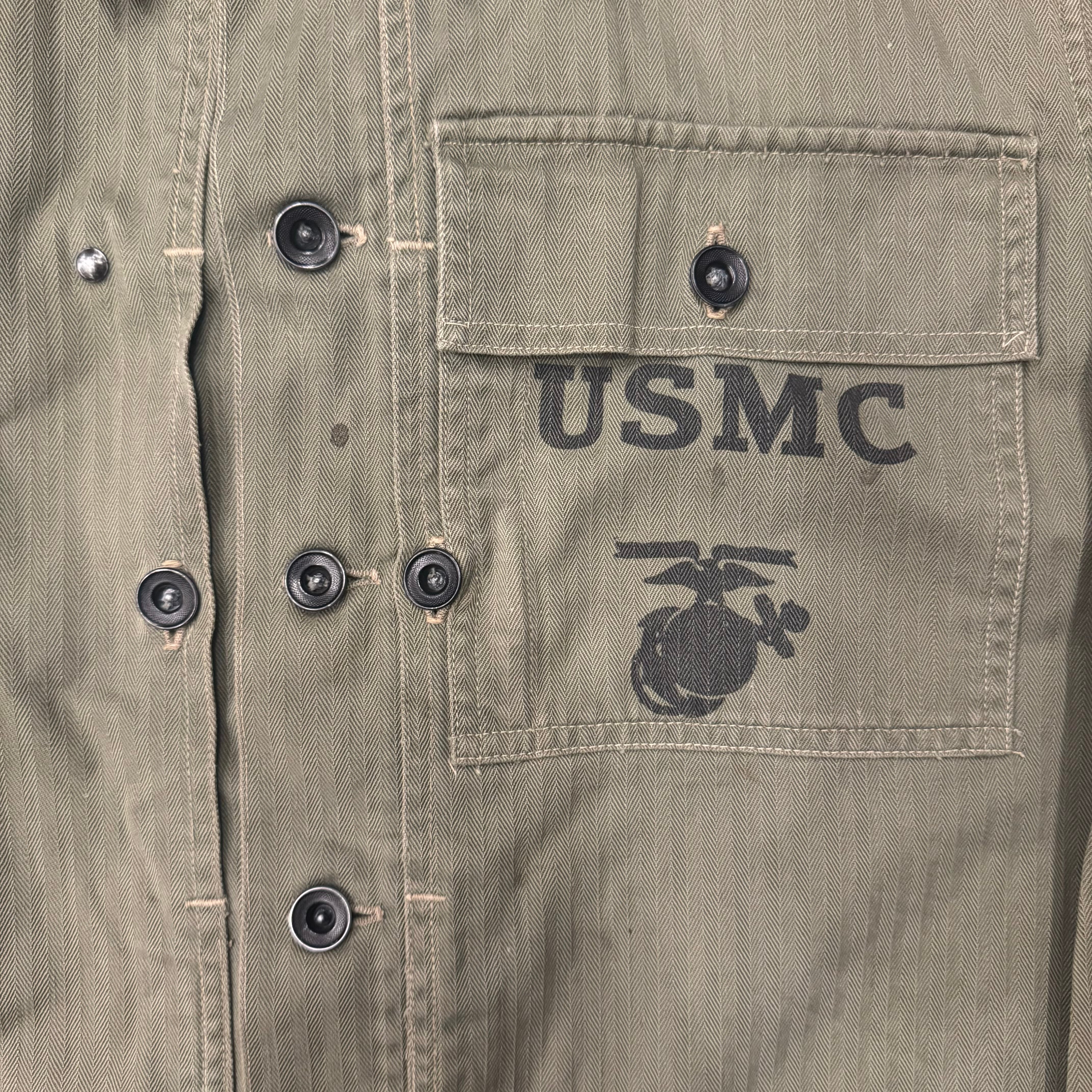 名作】40's U.S.M.C P-44 HBT Jacket | spike osu