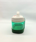 バニティポーチ　メロンソーダ　クリームソーダ　ビニールポーチ｜とりさん工房ーかわいいハンドメイドポーチ