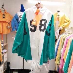 ロゴ入りシャツジャケット