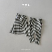 韓国子供服 / LALALAND / 26Autumn / ベベ ストライプ もちもちTシャツ / 秋服 / ベビー *6M~18M*