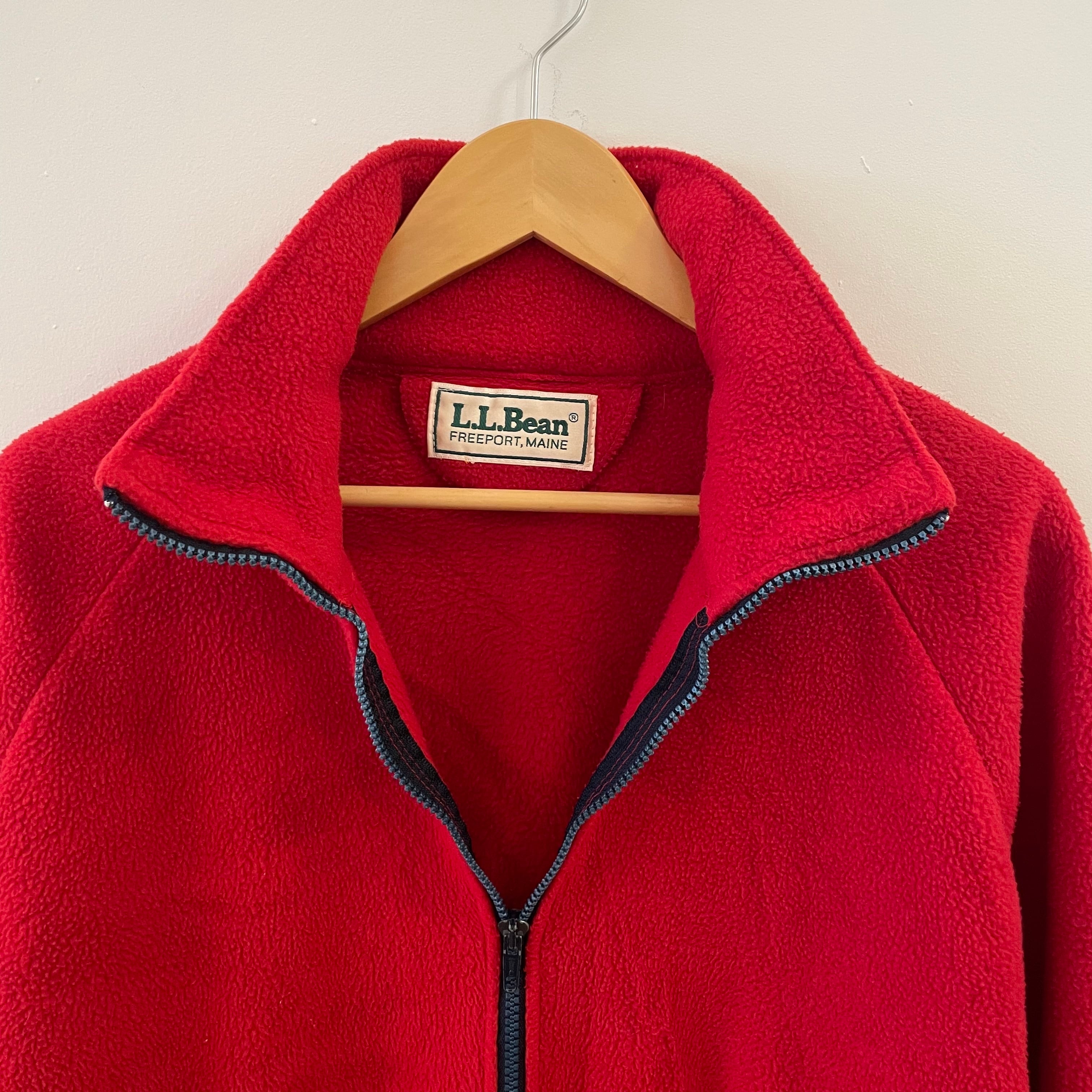 L.L.Bean vintage zip-up fleece jacket-hybridautomotive.com