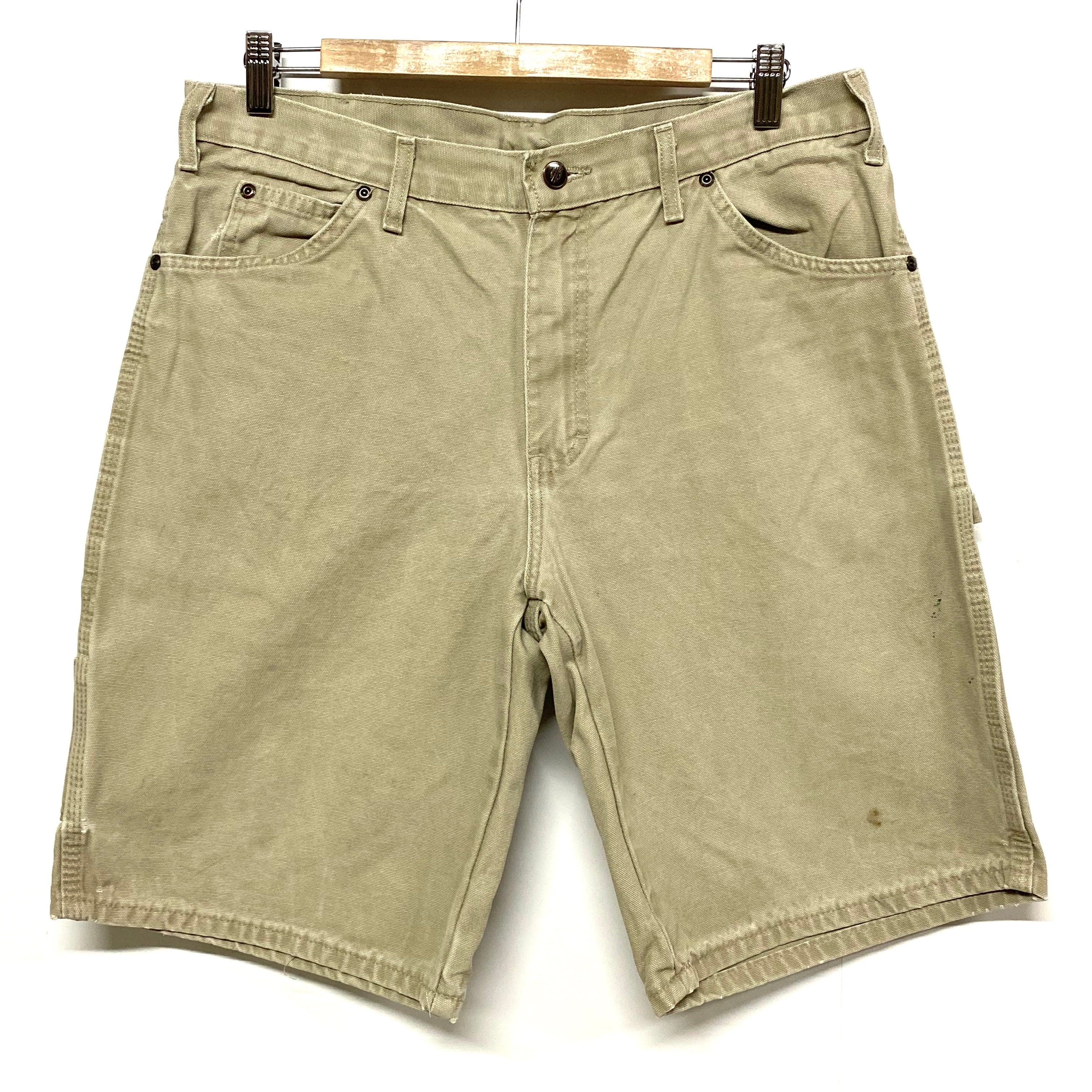 90年代 Dickies ディッキーズ ダック地 ワークショーツ ハーフパンツ