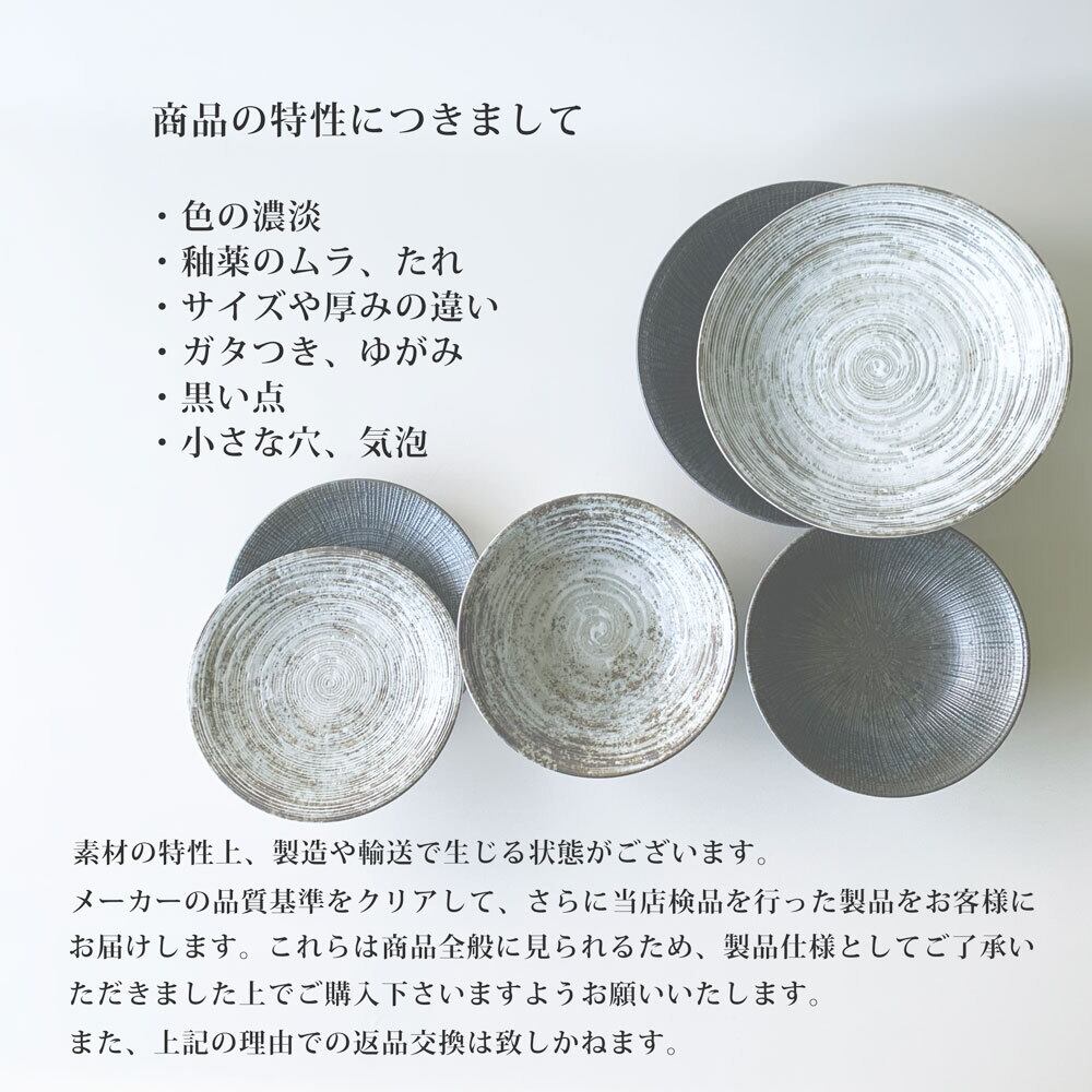 深皿 パスタ皿 おしゃれ 宙 22.0cm 7.0深皿 麺皿 カレー皿 和食器 美濃