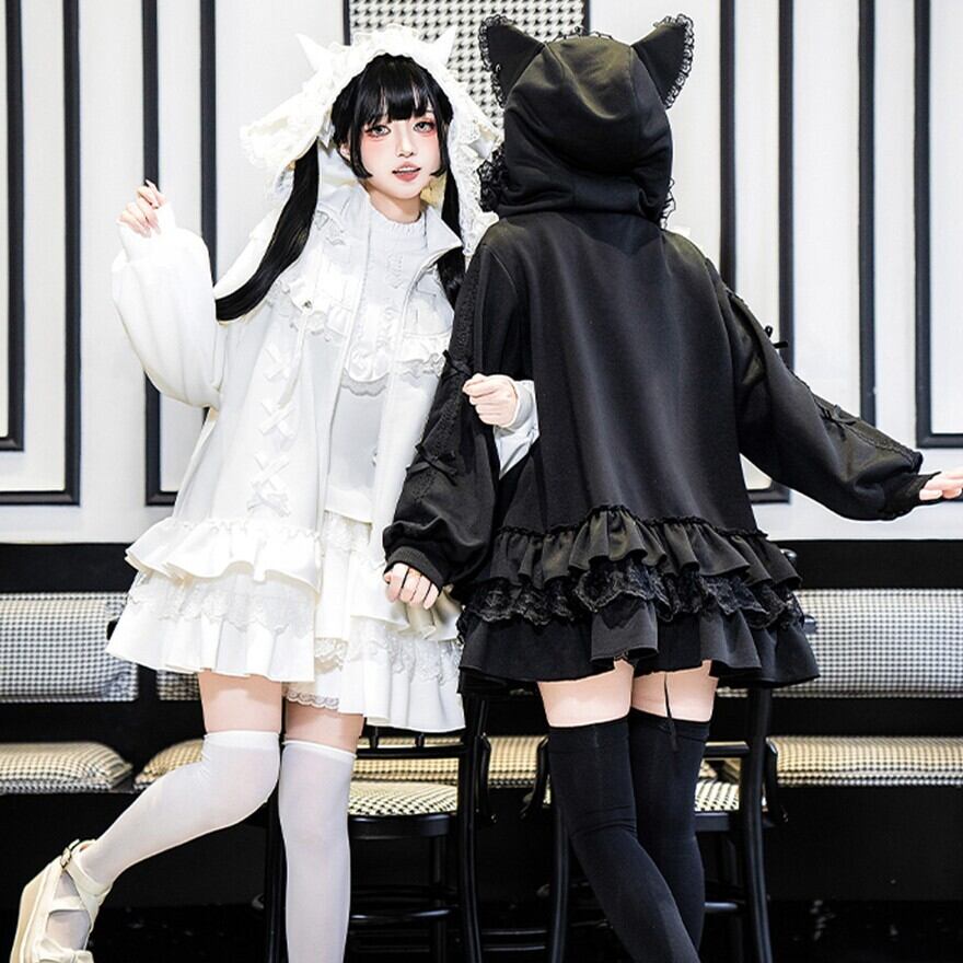 地雷系 天使悪魔ジャケット 天使界隈×双子コーデ向け｜WithU