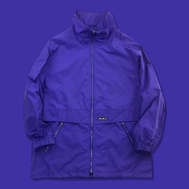 90s Eddie Bauer Stand Collar Nylon Jacket
