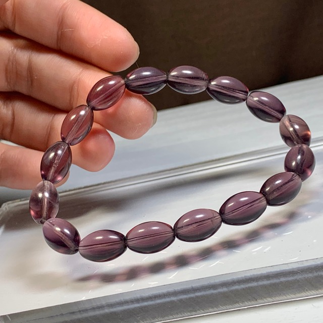 希少カラー✩大人可愛いフローライトブレスレットーRICEー