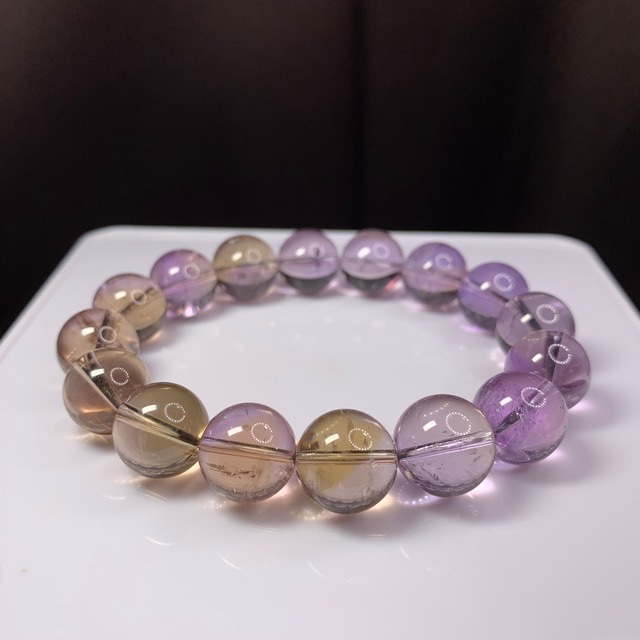 アメジスト・アメトリン・シトリン★グラデーションブレスレット