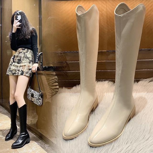 ロングブーツウィンターレッドベルベット 靴 シューズ 冬物 部族の婦人靴66410524338