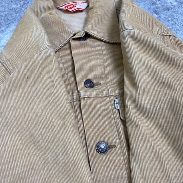 70's 70s Levi's 三角タグ USA製 コーデュロイ トラッカー 70's 70s Levi's 三角タグ USA製 コーデュロイ トラッカー
