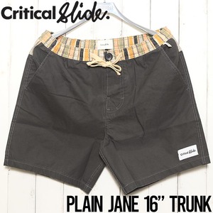 ボードショーツ サーフパンツ Critical Slide クリティカルスライド TCSS ティーシーエスエス PLAIN JANE 16 TRUNK BS2408128