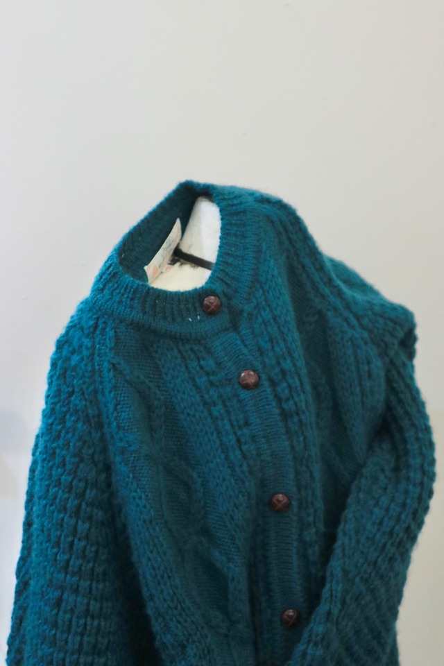 cable knit cardigan - made in Ireland