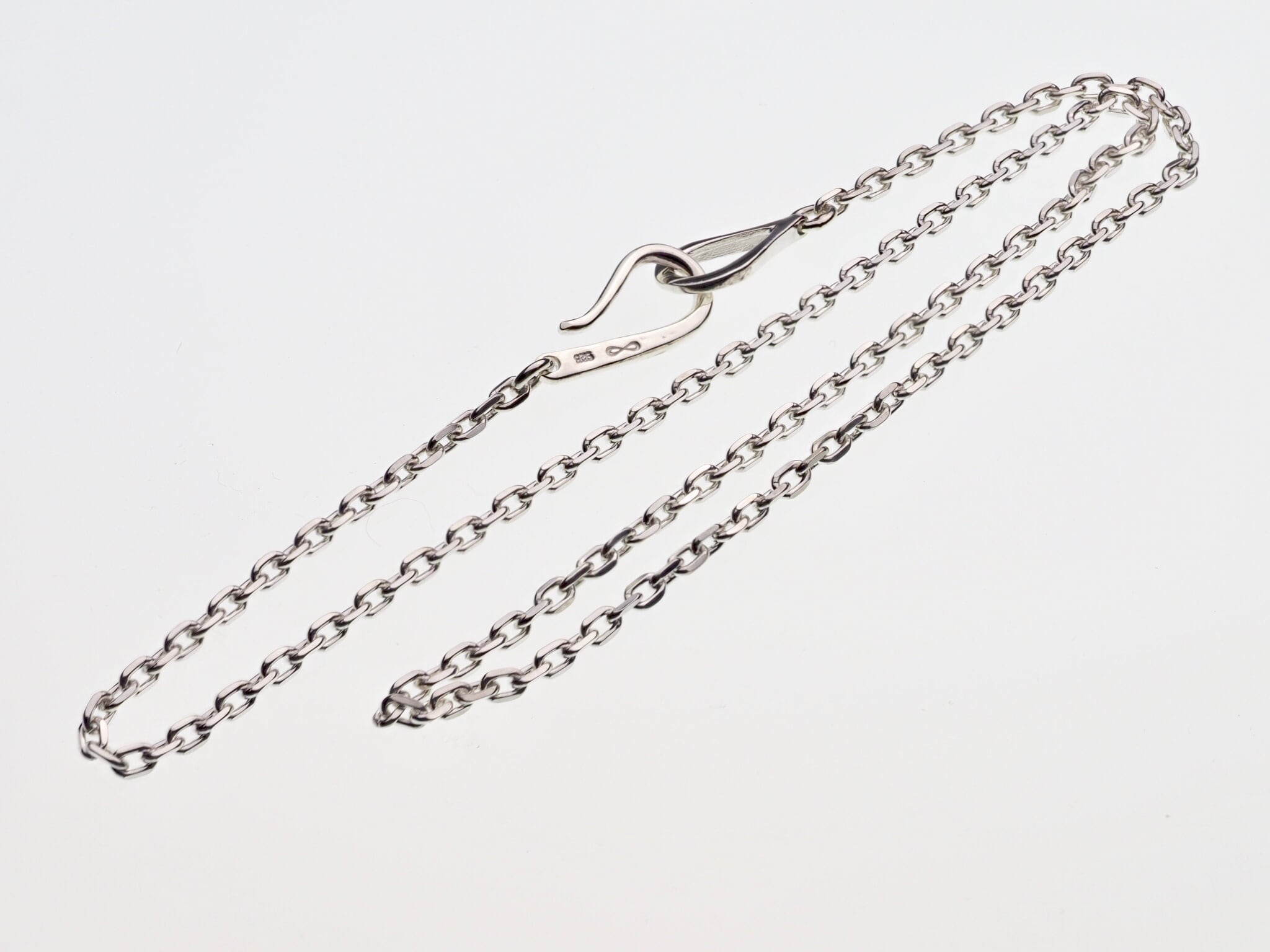 C-007 (45cm)あずき形チェーンS | WAKAN SILVER SMITH online C-007 (45cm)あずき形チェーンS | WAKAN SILVER SMITH online