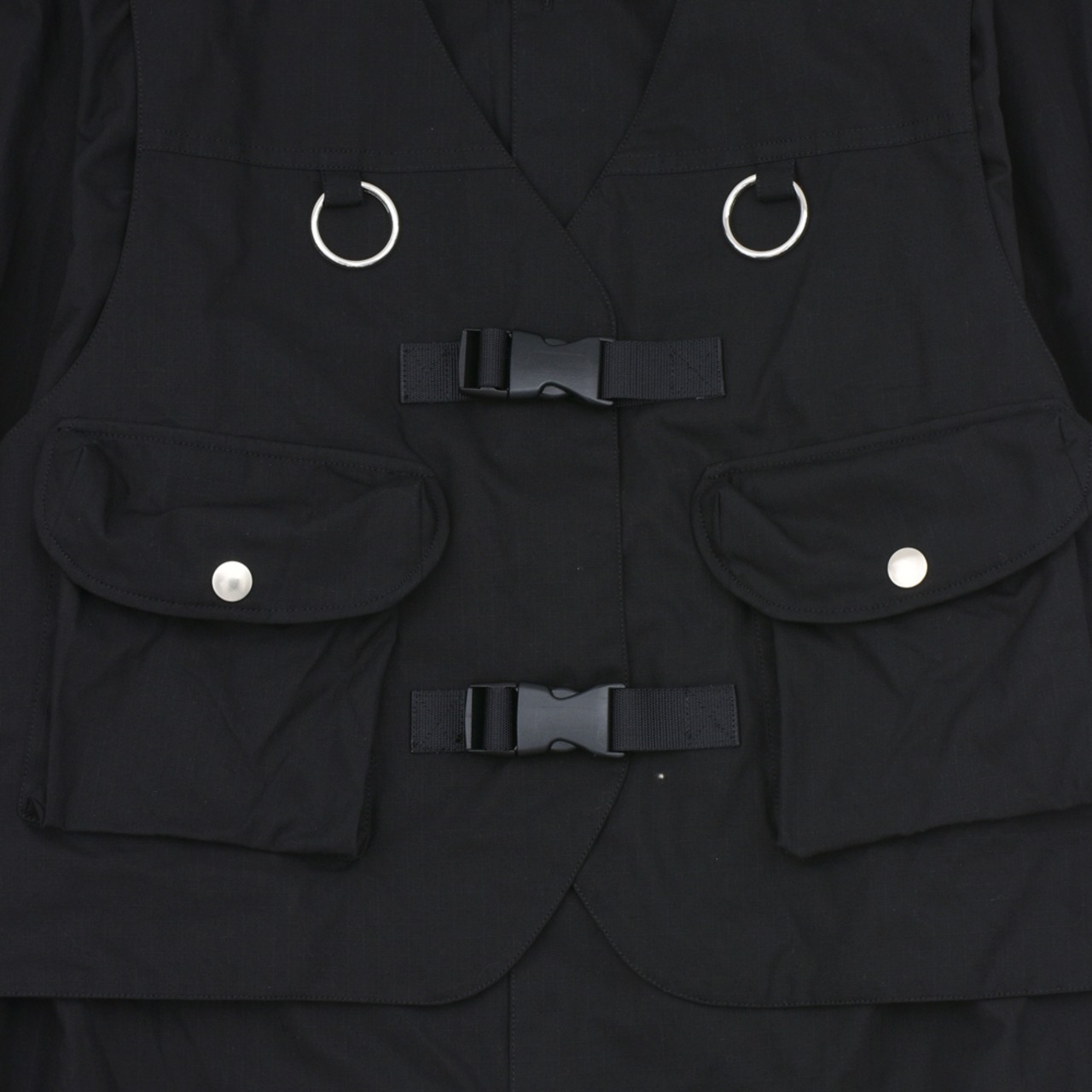 【KIDILL】UTILITY FIELD VEST DETACHABLE SHIRT - 4