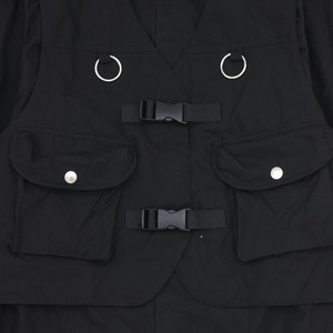 【KIDILL】UTILITY FIELD VEST DETACHABLE SHIRT