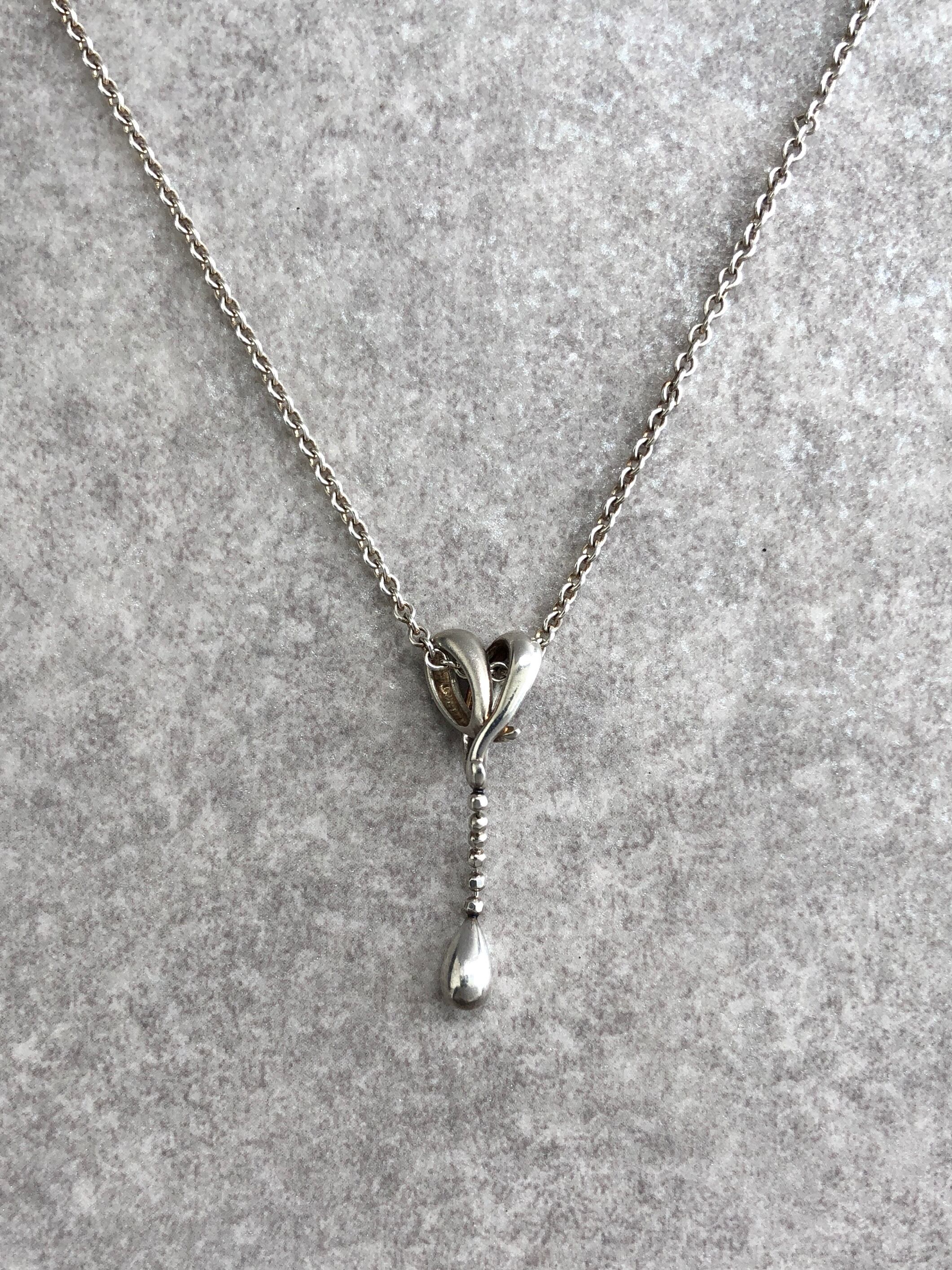 Tiffany & Co. ティファニー ティアドロップ ネックレス シルバー 925