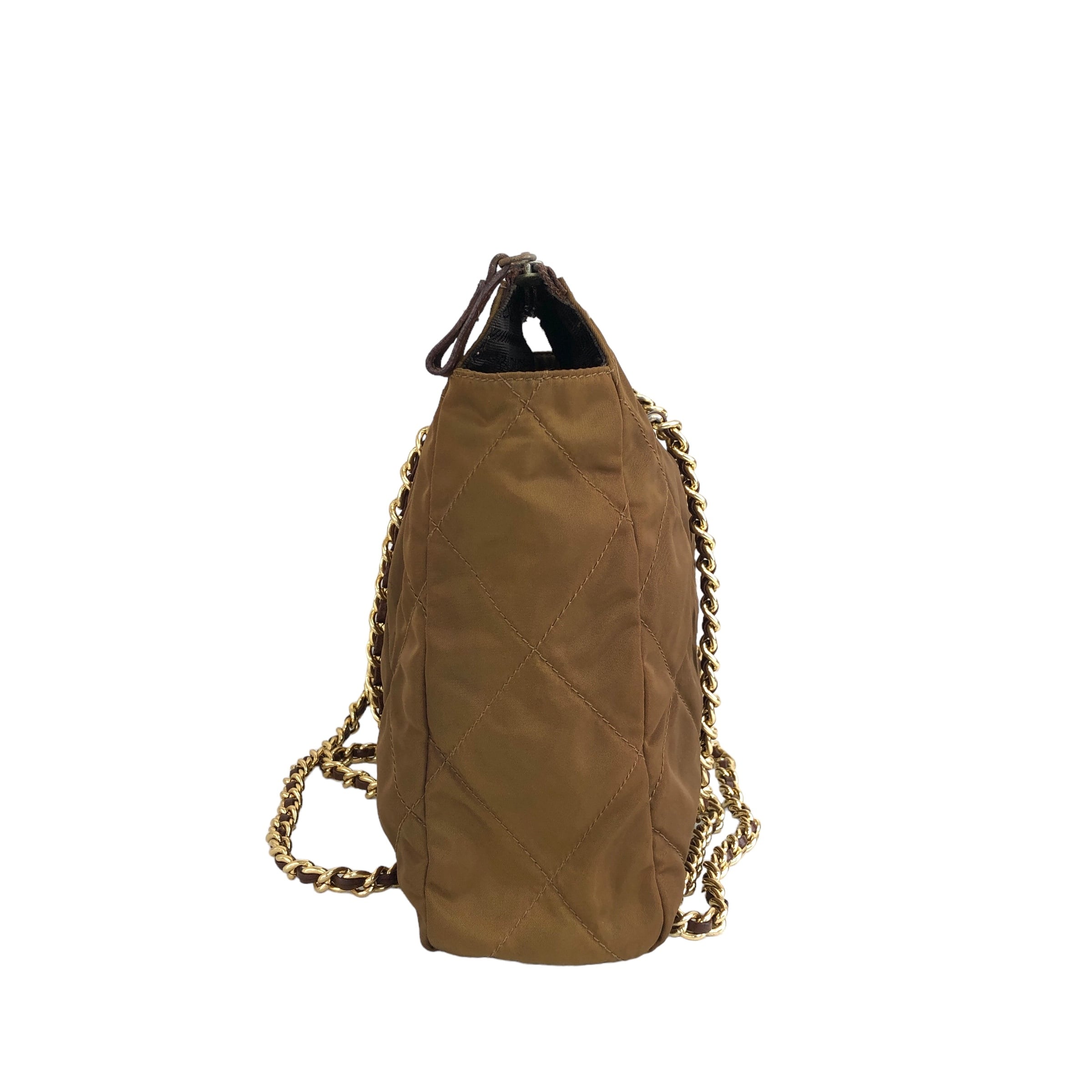 PRADA プラダ キルティング トライアングルロゴ ナイロン PRADA プラダ キルティング トライアングルロゴ ナイロン