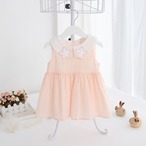 お星様のノースリーブチュニックワンピ(ピンク)