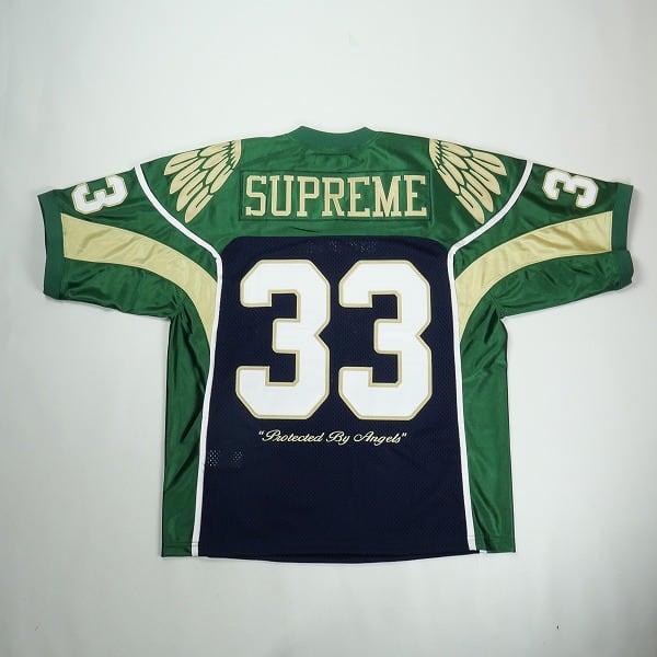 Size【M】 SUPREME シュプリーム 26SS Wings Football Jersey Navy