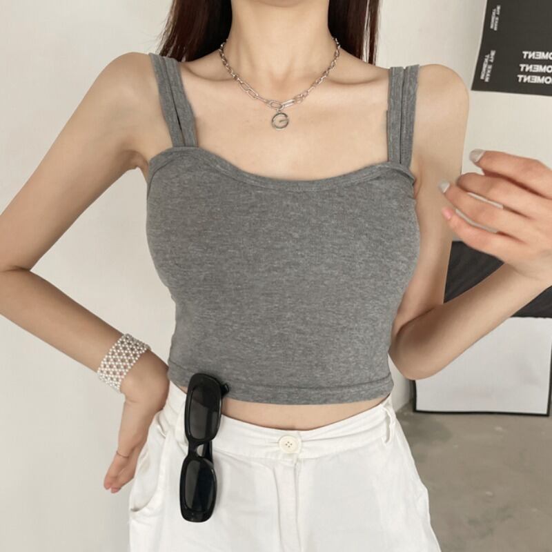 ニットソリッド カラーショートスリムブラウス レディース ソリッドカラー ハンチェンe24193623501