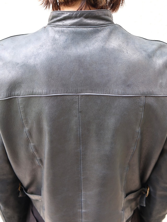【agnès b special 】napoléon leather jacket
