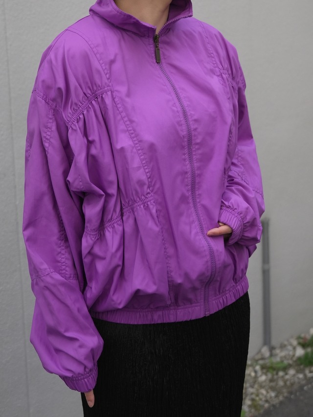 Vintage Gathered Purple Blouson