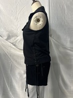 "unknown" Lace-up Multi Pocket Vest