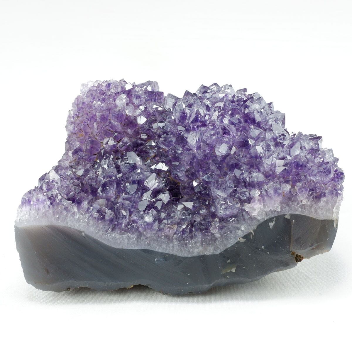 1.5Kg アメジスト クラスター ウルグアイ産 アメジスト 原石 amethyst 台座付属 花型 一点物 182-7135
