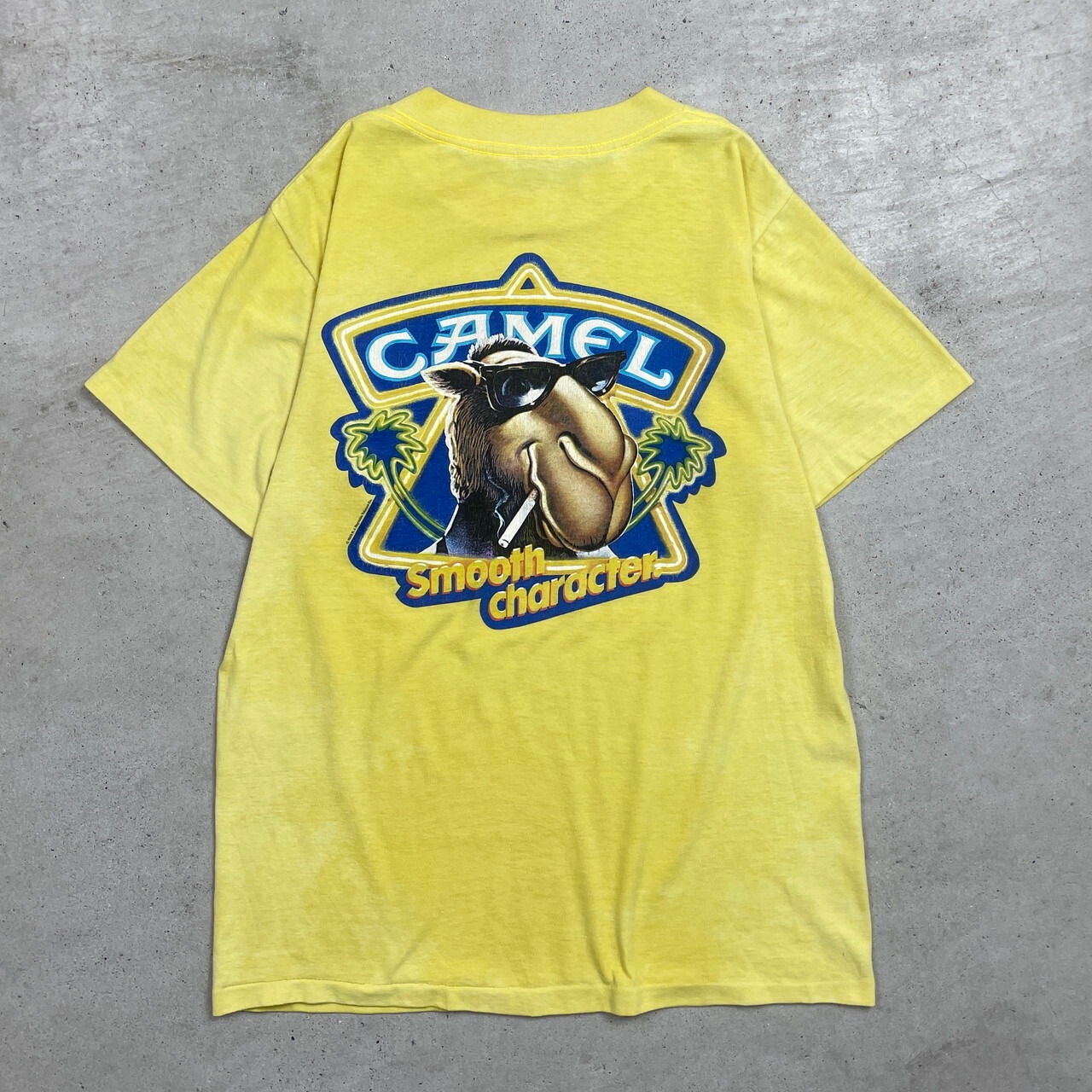 80年代 CAMEL キャメル タバコ アドバタイジングプリントTシャツ ポケT 