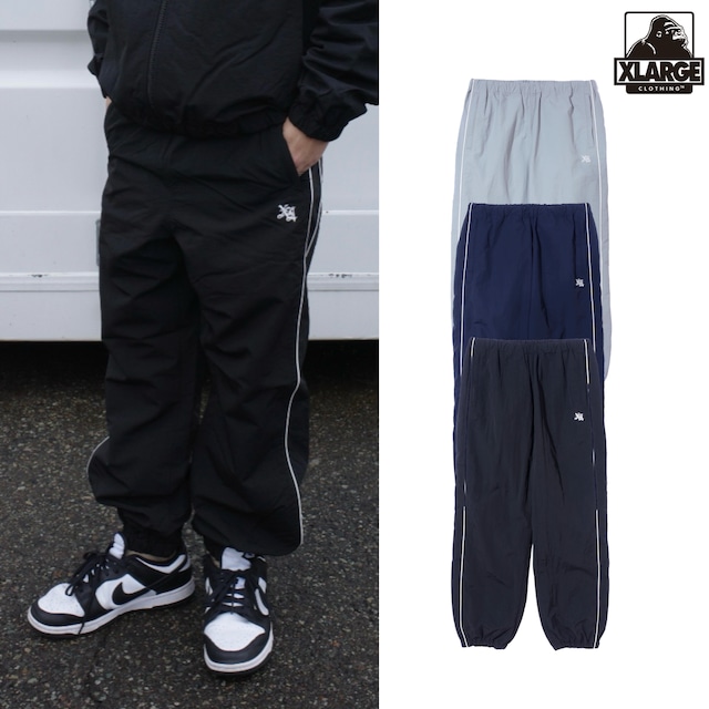 【XLARGE】OLD ENGLISH NYLON TRACK PANTS【エクストララージ】