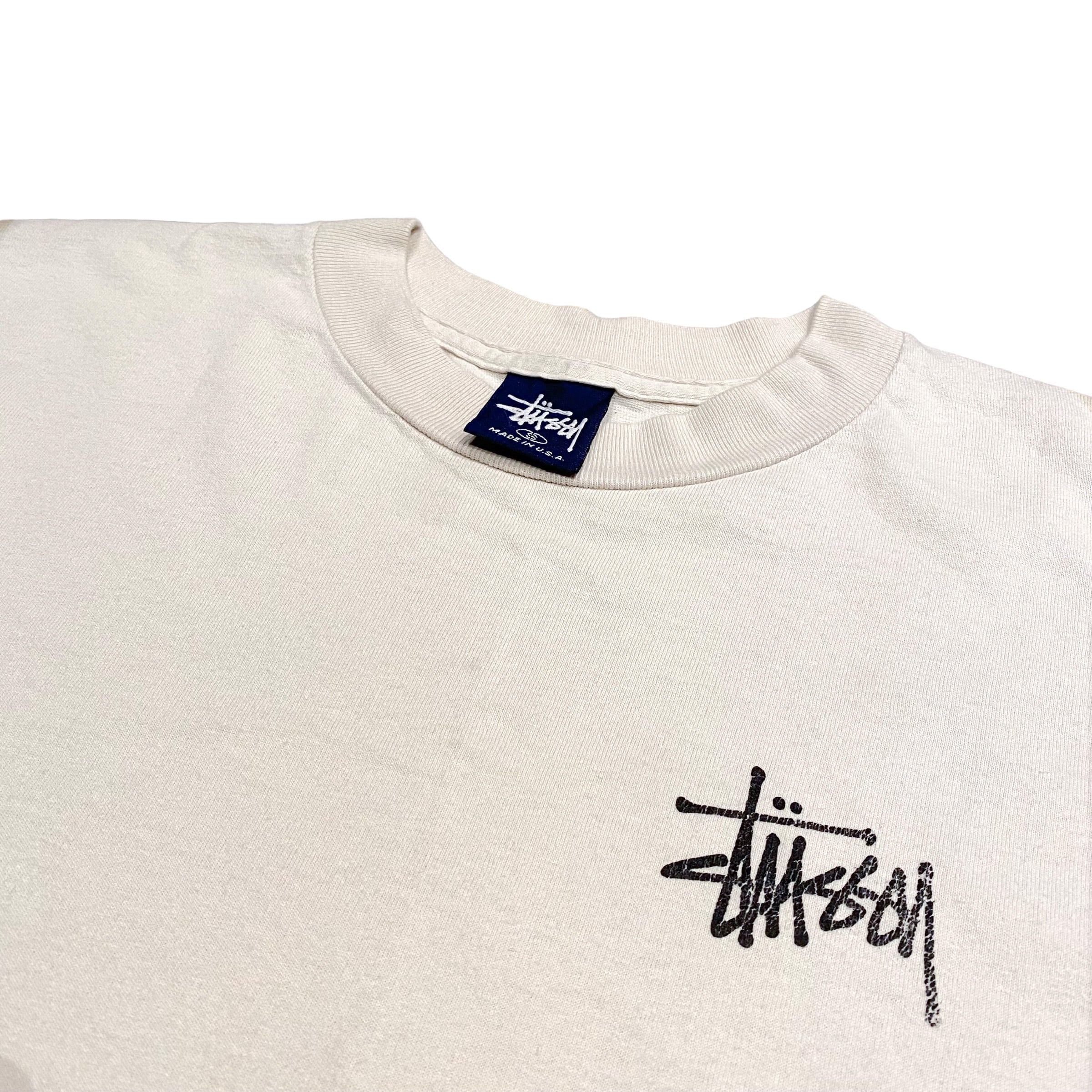 90's 紺タグ Old Stussy Dragon T-Shirt S / オールドステューシー ドラゴン ロゴ プリント Tシャツ ストリート  古着 ヴィンテージ